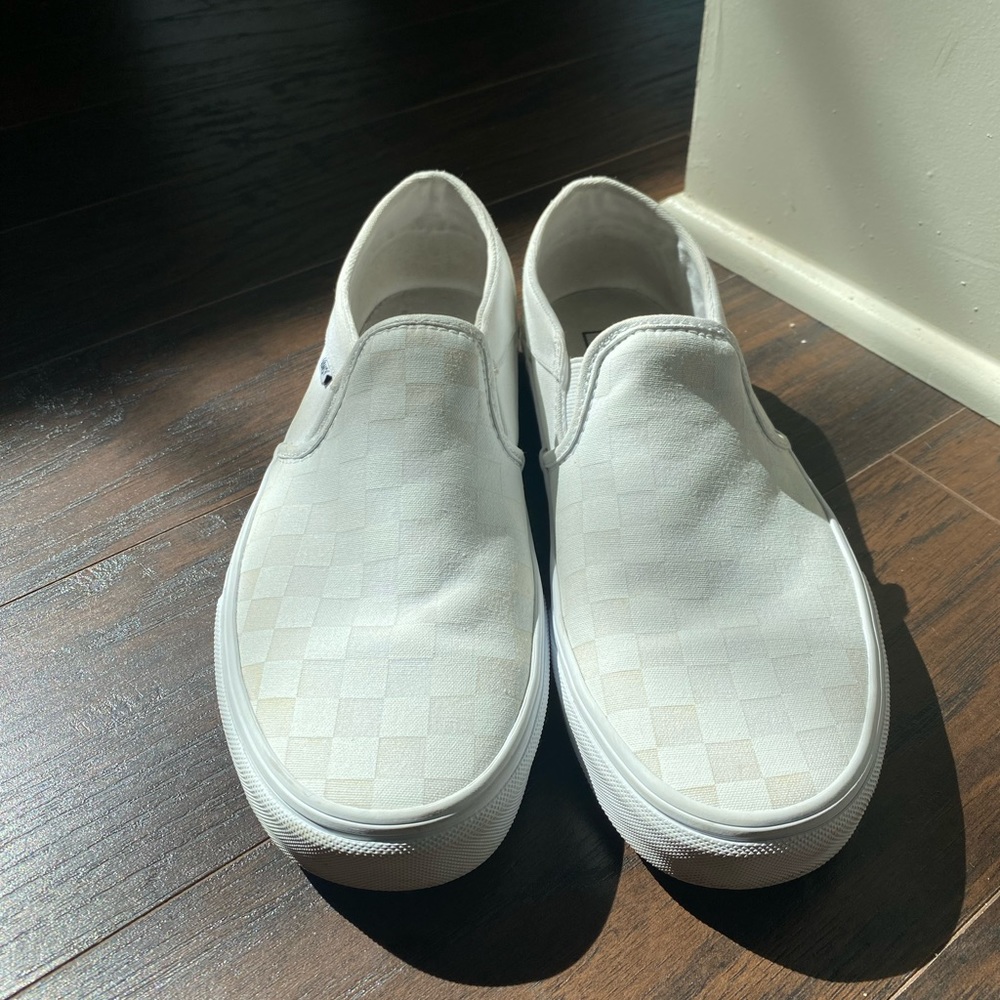 Checkerboard Slip-on Vans